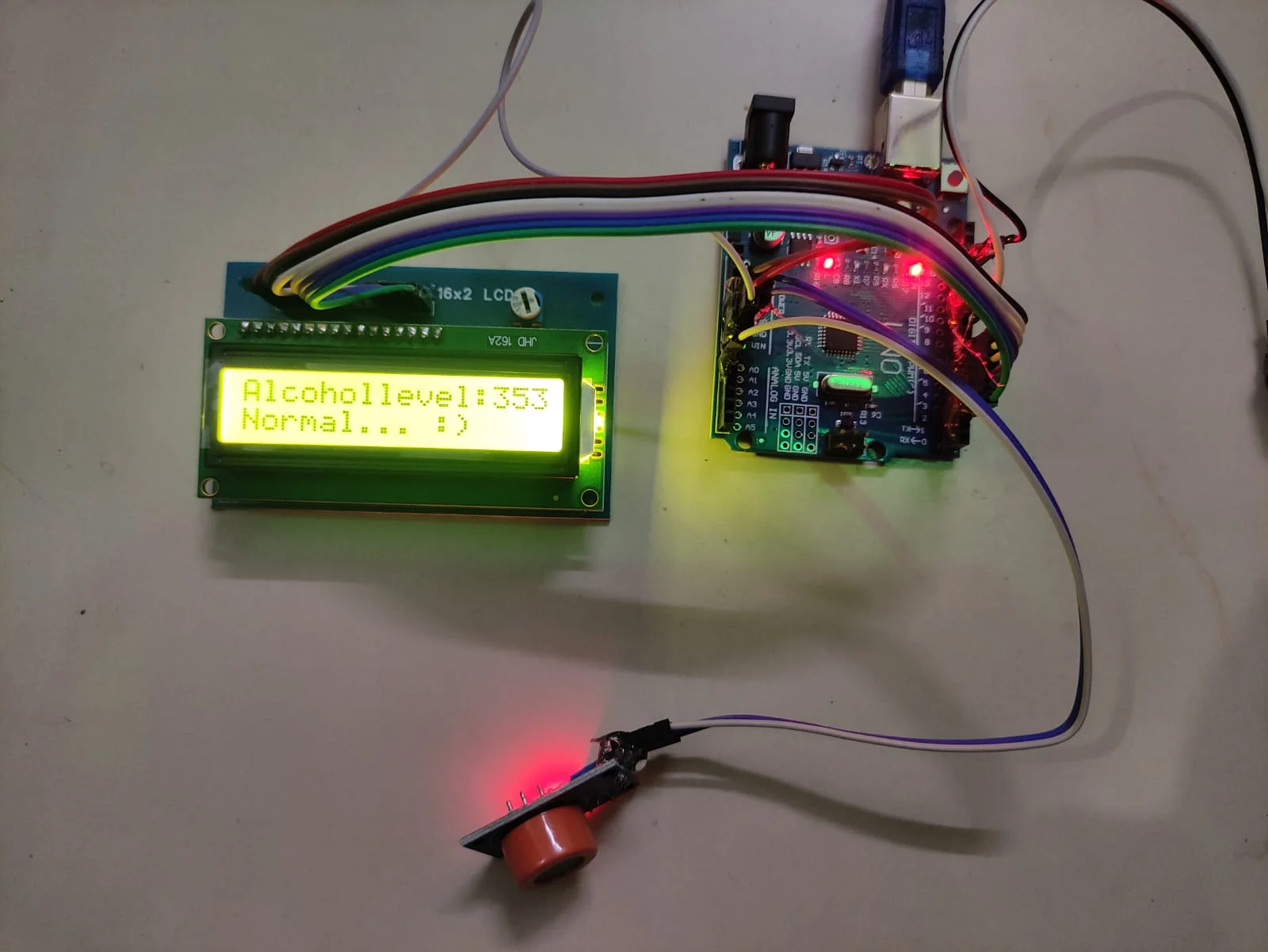 Alcohol Detector Project